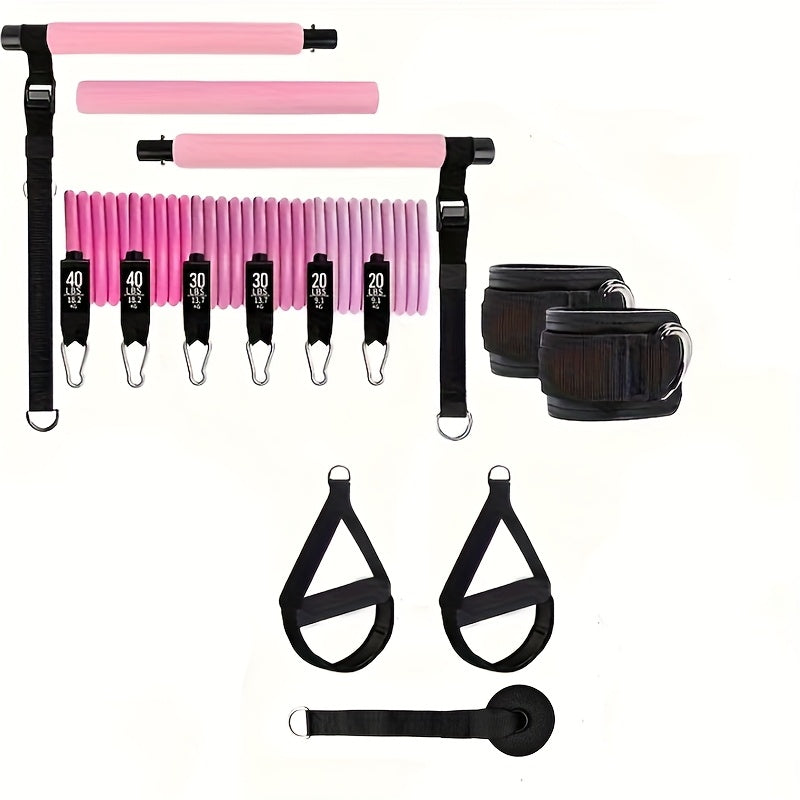 Resistance 14pcs Pilates Bands Set for Home Workouts