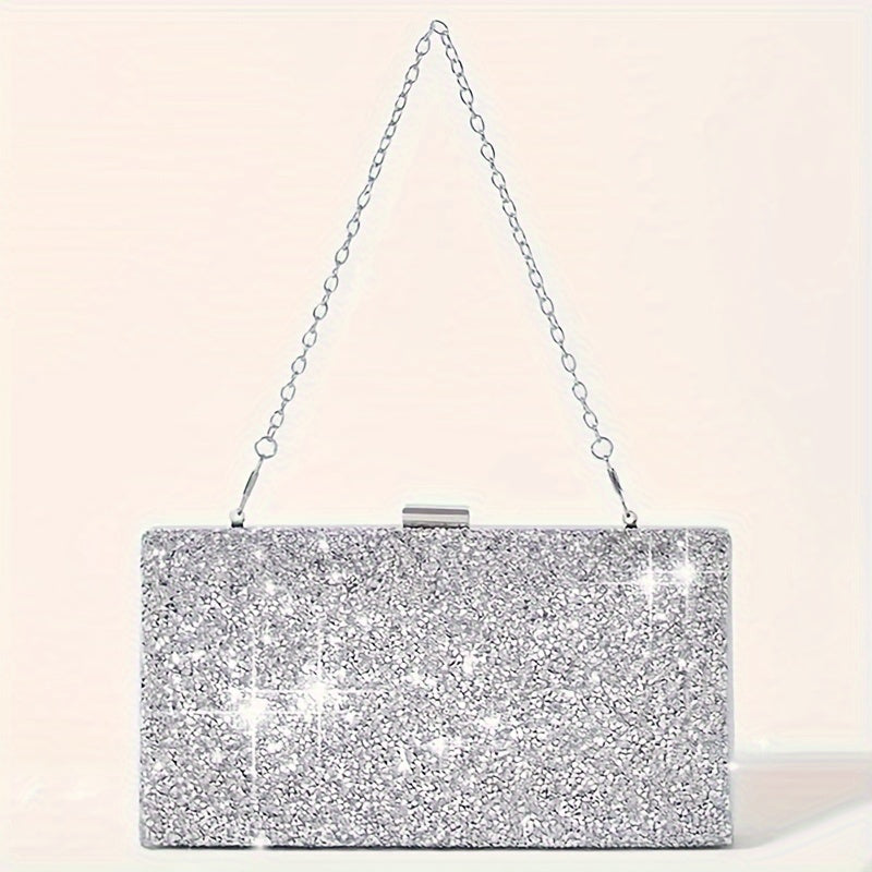 Luxury Rhinestone Evening Bags Set with Jewelry for Parties