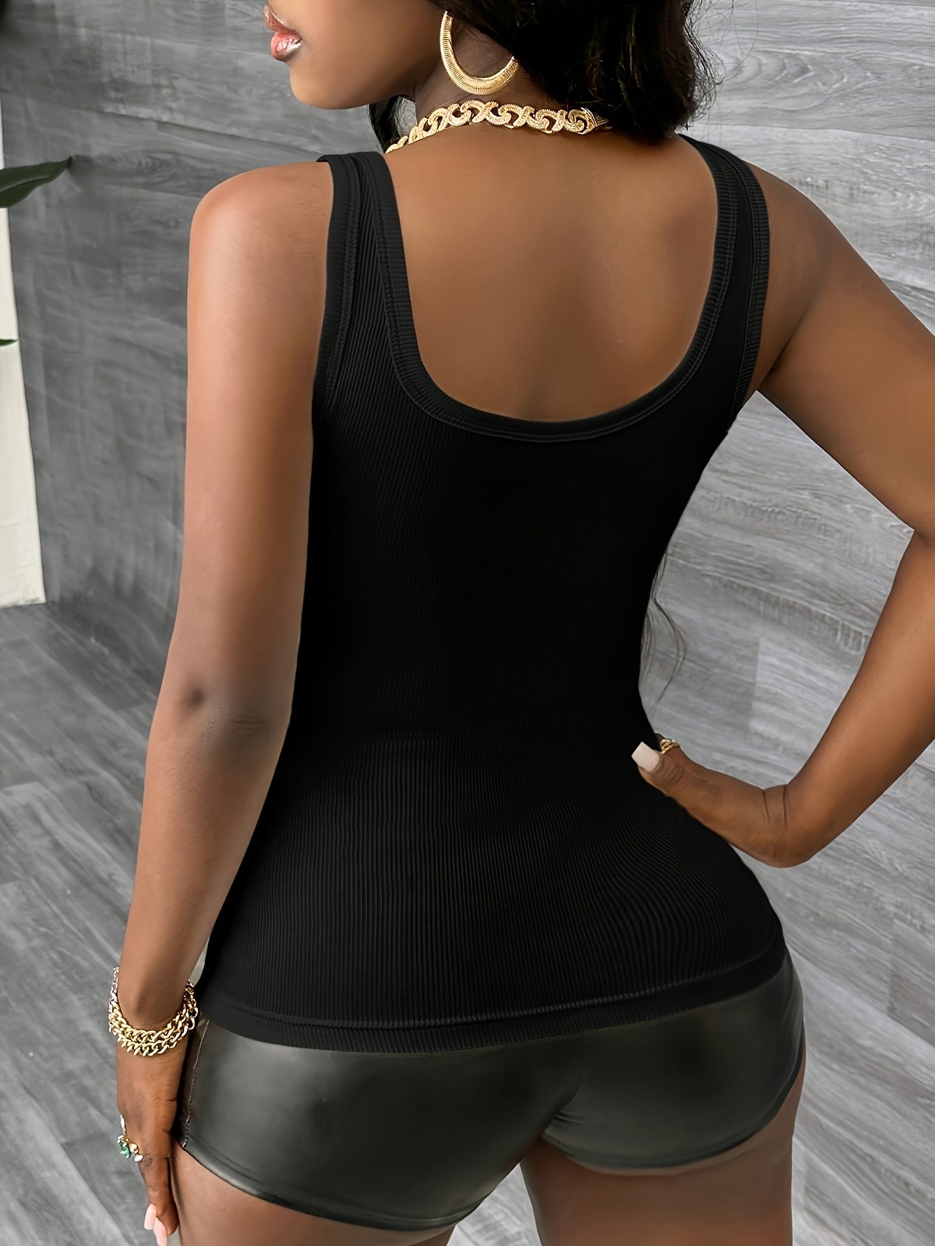 Casual Women’s V-Neck Tank Top 3 Piece Set