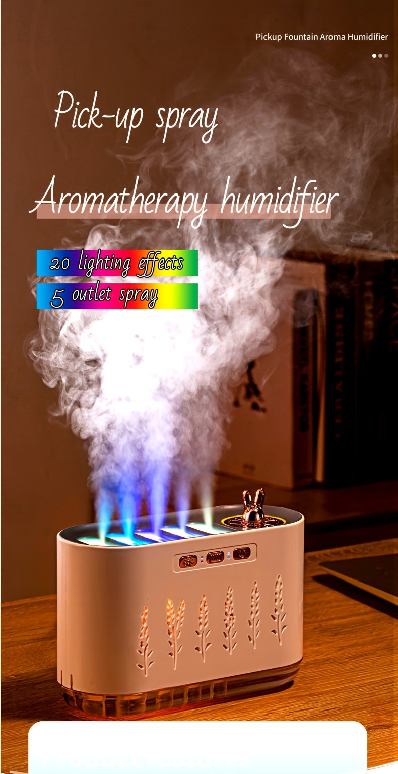 USB Rechargeable Aromatherapy Humidifier With Five Modes