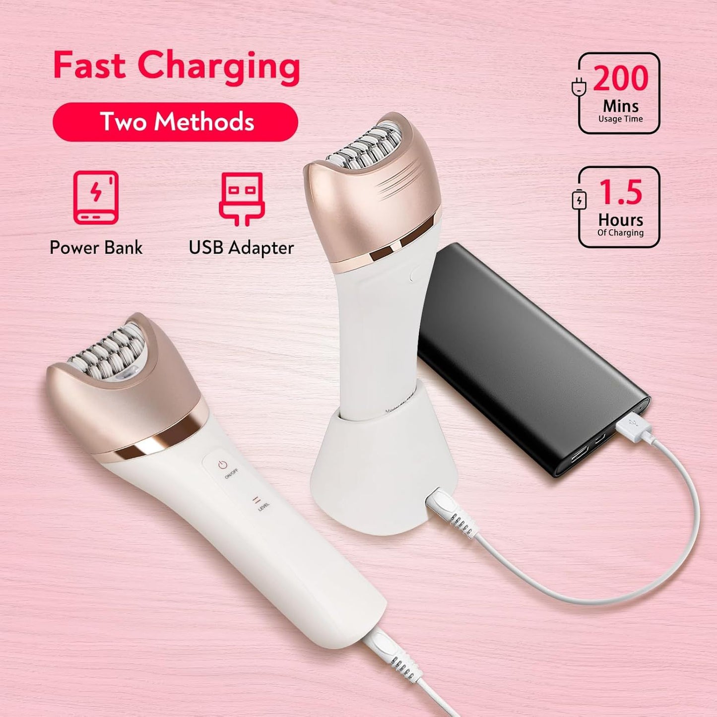 Multifunctional Epilator For Full Body Hair Removal At Home