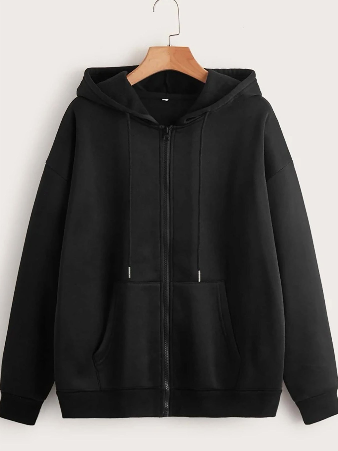 Pink Queen Graphic Hoodie Zipper Jacket Rhinestone Letters