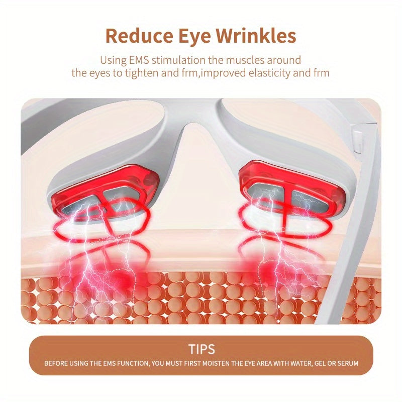 Red light eye massager, eye relaxation massager,  , fading dark circles, smoothing fine lines around the eyes, beauty and eye care, Antiaging Care, Dark Circle Remedy, Easytouse Device, Sleek Beauty Tool, Noninvasive Treatmen