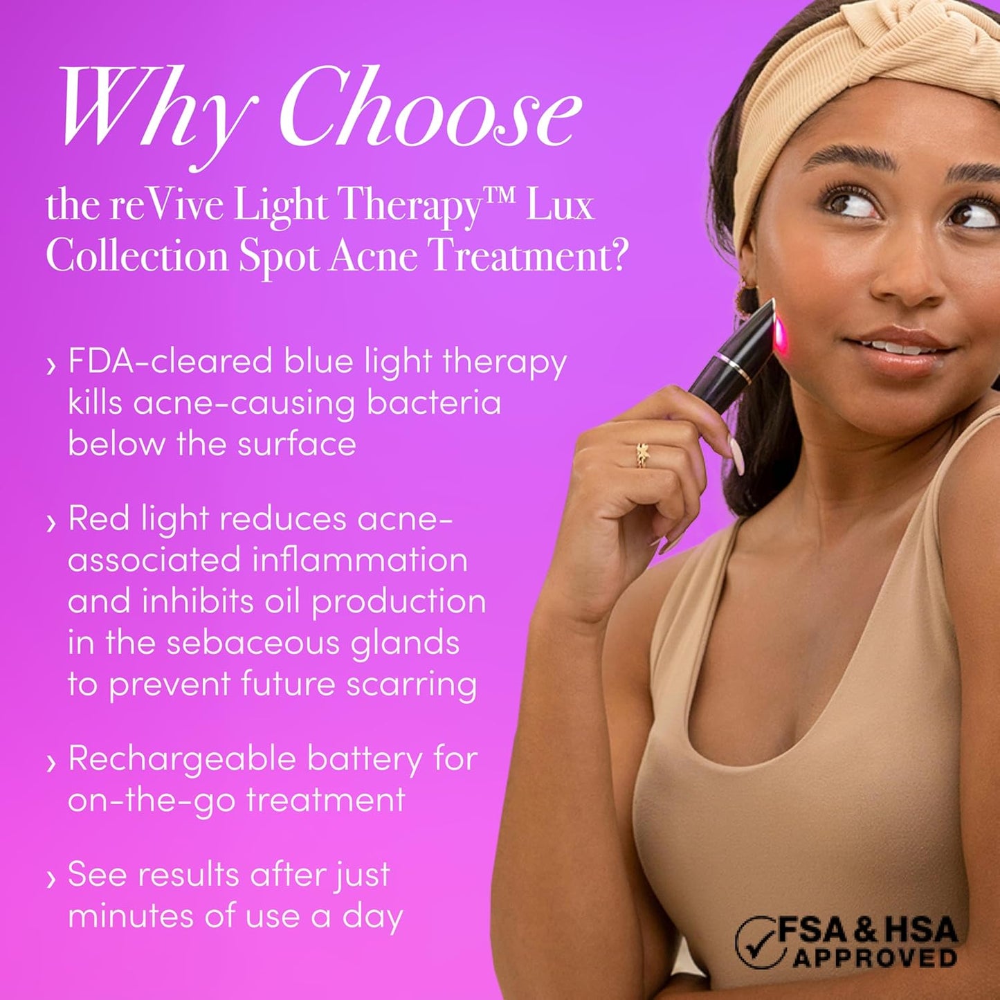 ReVive Light Lux Collection Spot Device for Face Care