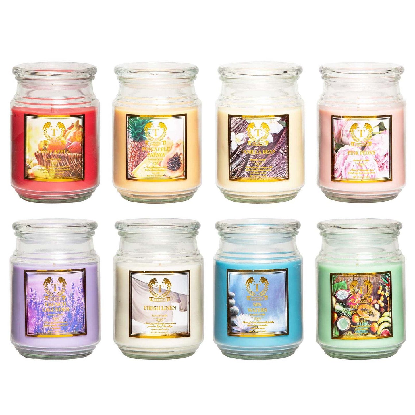 Scented Candles Set for Relaxation and Gift Giving