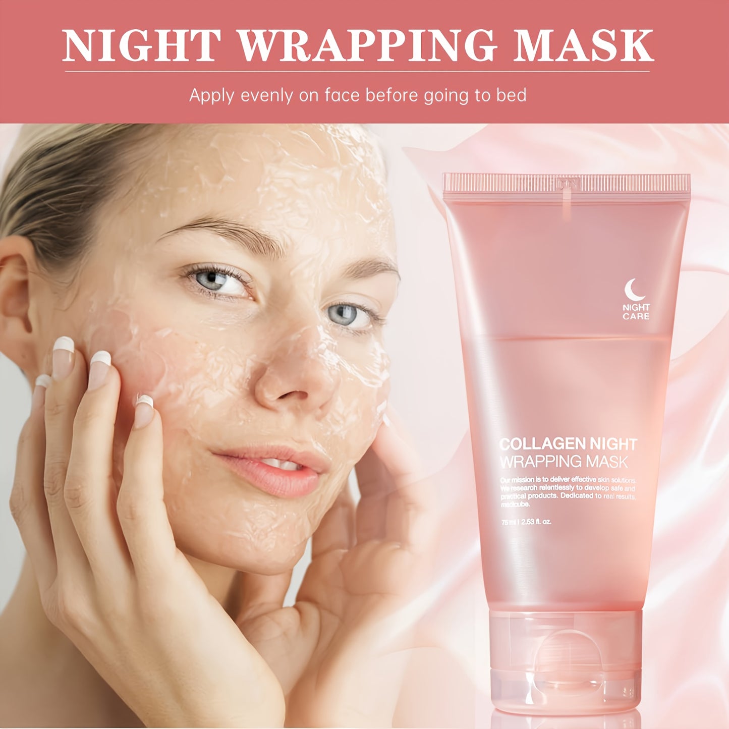 Collagen Wrapping Night Mask with Nicotinamide & Hyaluronic Acid