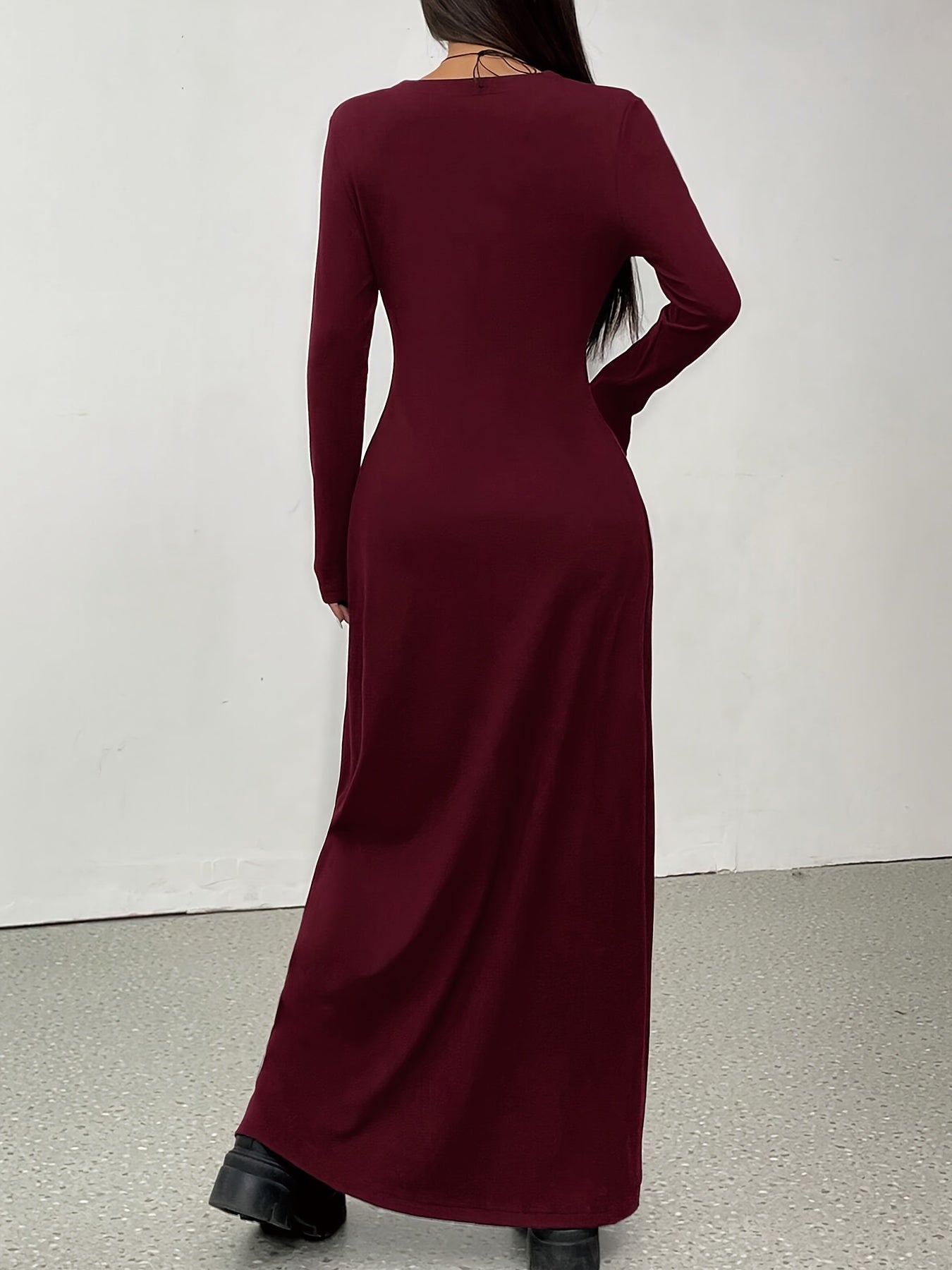 Women's Elegant Long Jacket - Open Front Closure, Machine Washable Non-Transparent Coat for Everyday & Formal Events, Chic Office Party Outerwear - Spring/Fall Wardrobe Essential, Spring Outerwear, High Collar Design, Medium