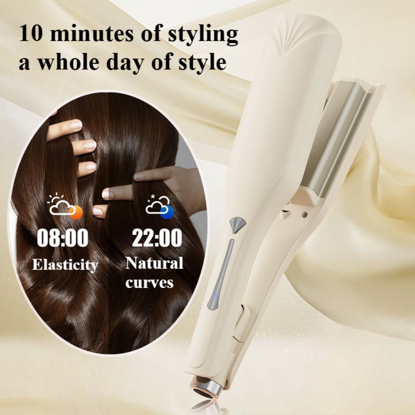 Deep U Shaped Curling Iron for Beautiful Curly Hairstyles