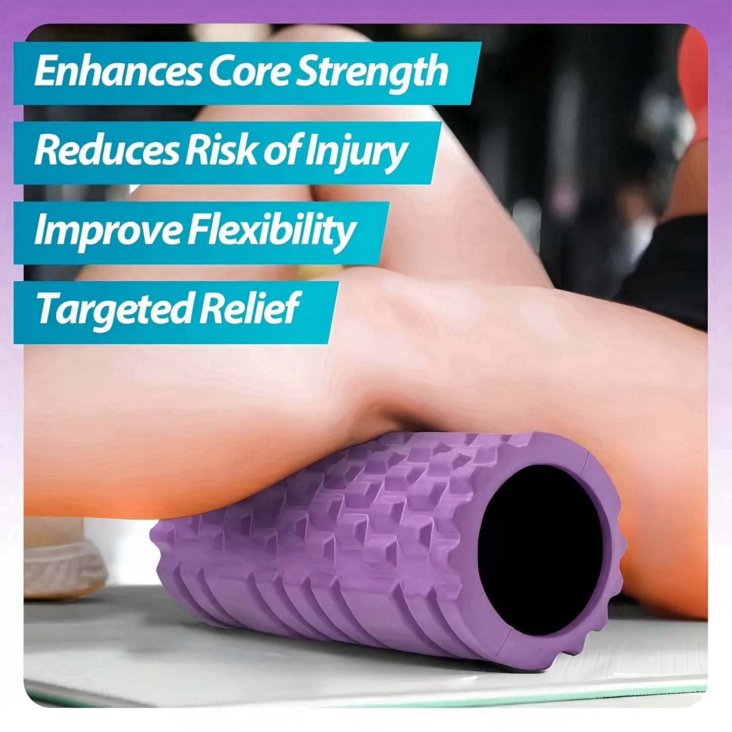 EVA Foam Roller for Deep Tissue Massage and Flexibility Improvement