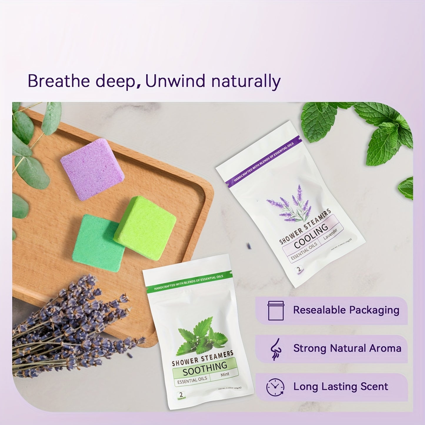 Essential Oil Shower Steamers for Relaxing Spa Experience