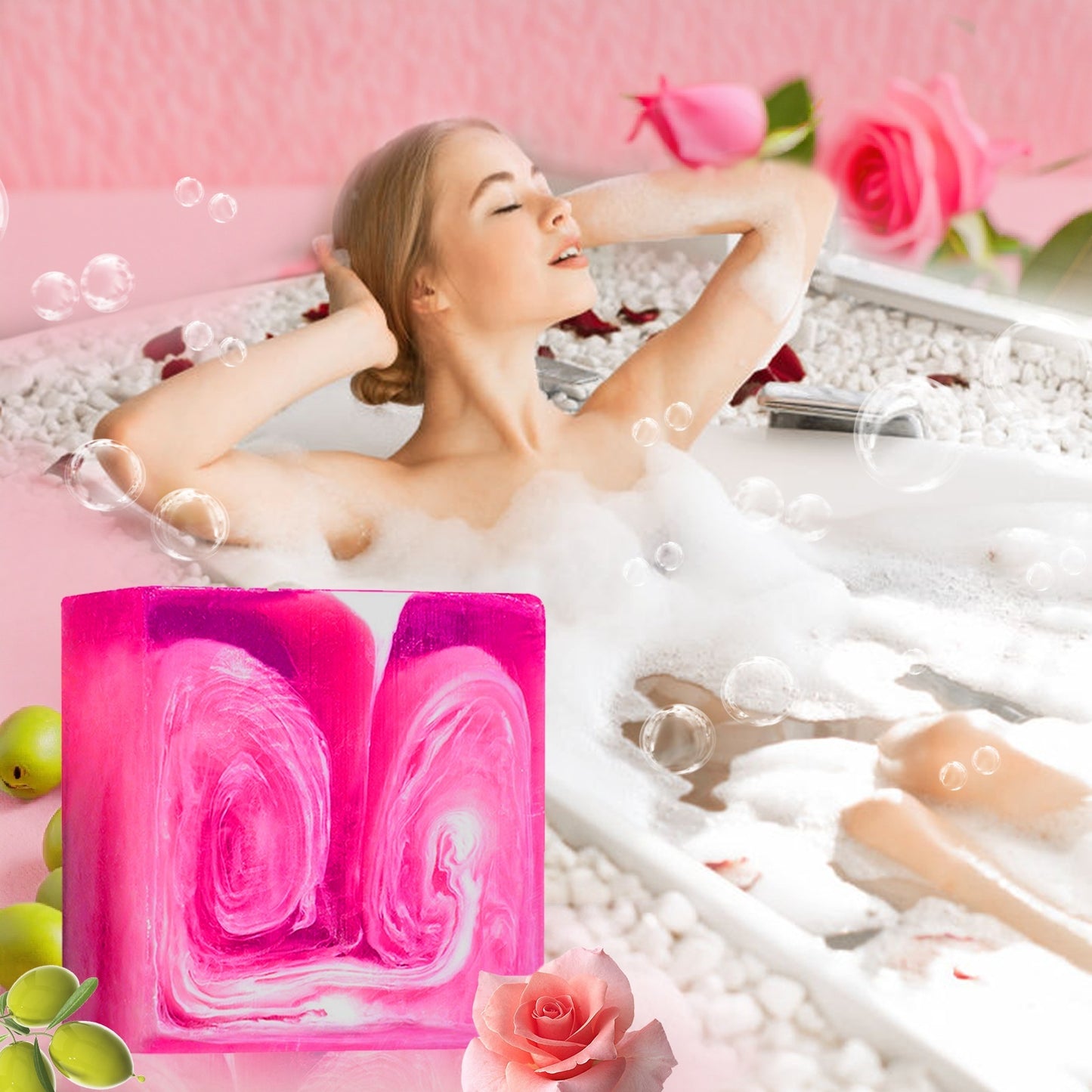 Rose Oil Intimate Body Soap With Cocoa Butter 3.53oz