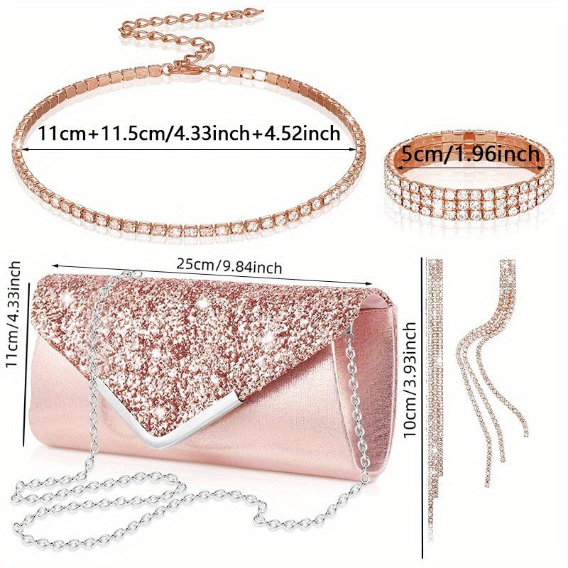 Elegant Jewelry Handbag Set for Women Special Occasions