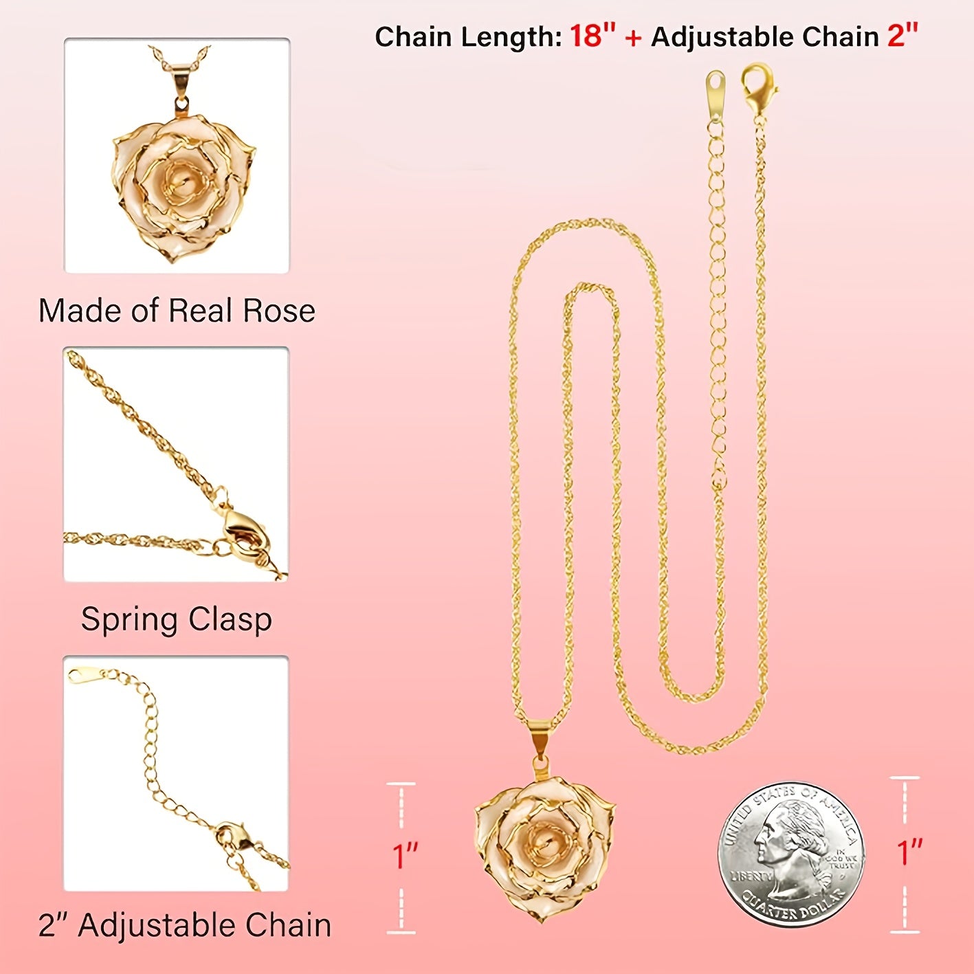 A 925 Silver Women'S Rose Pendant Necklace, High-quality Women'S Jewelry With Unique Design, A Gift For Wedding, Engagement, Valentine'S Day, Birthday And Graduation, A 'S Necklace, A Necklace For Women, A Gift Box