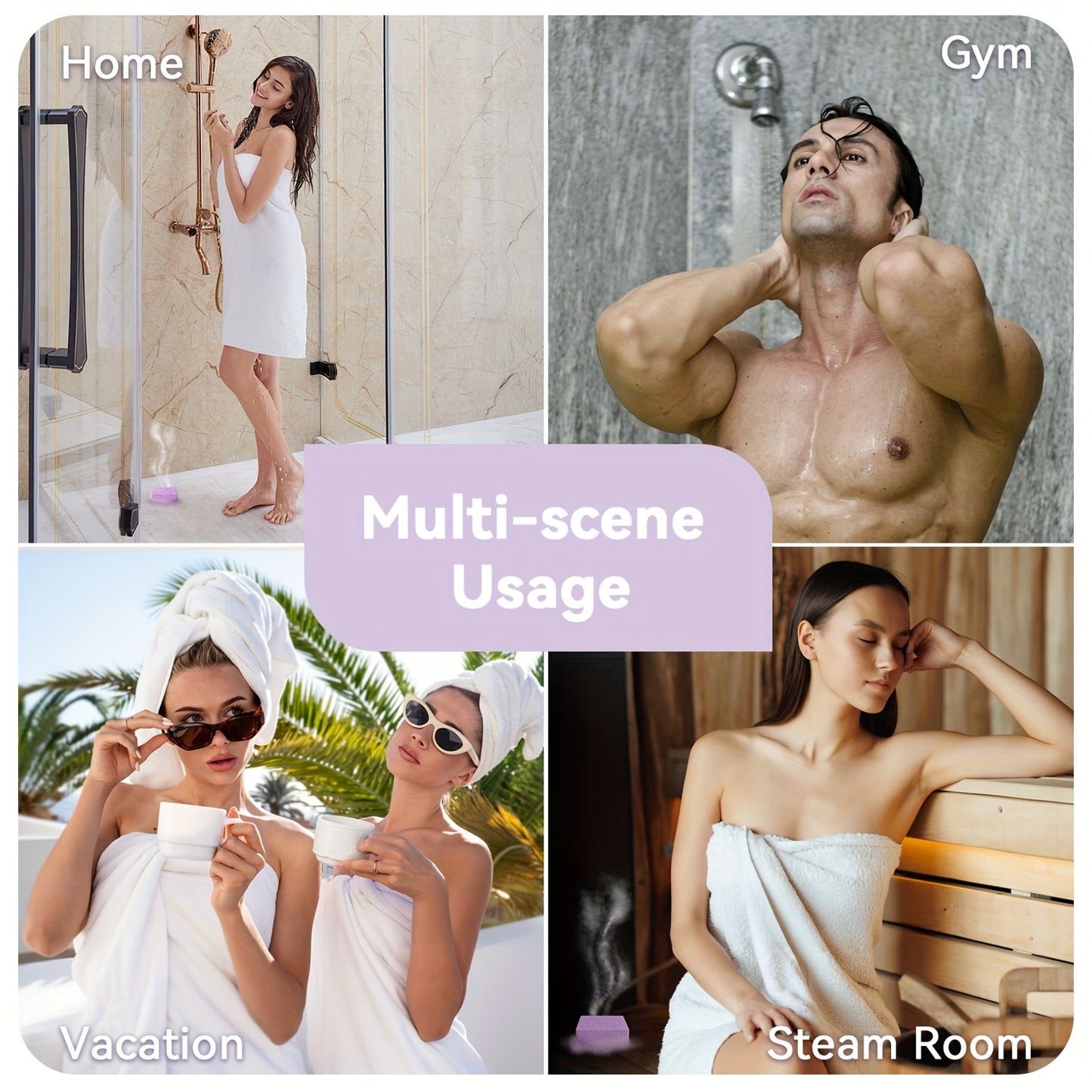 Essential Oil Shower Steamers for Relaxing Spa Experience