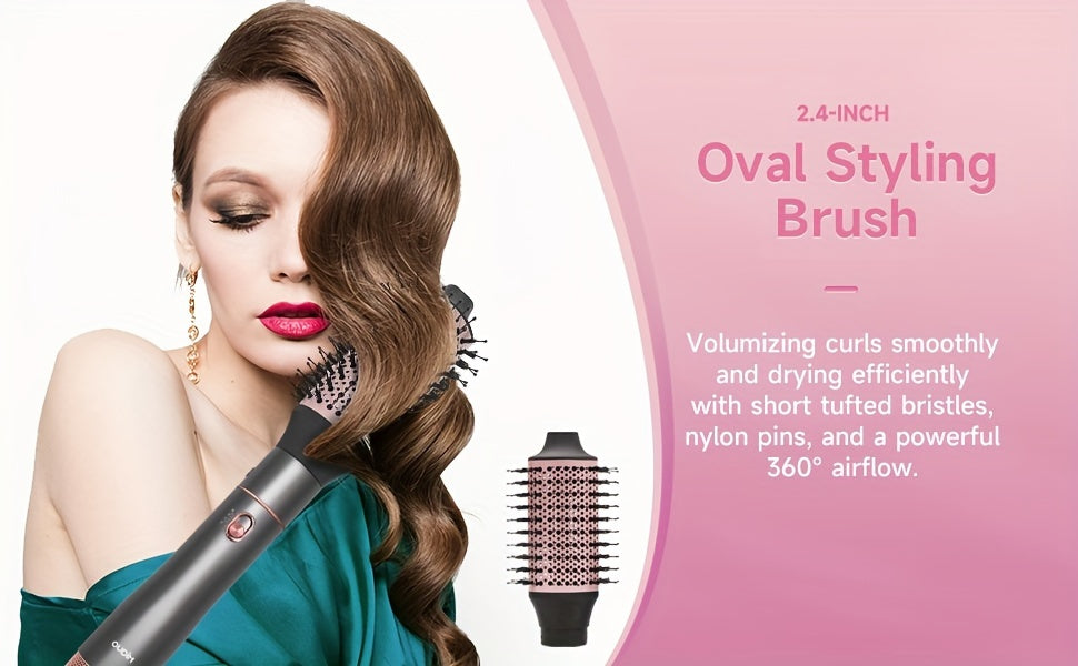 5-in-1 Hot Air Comb Set for Effortless Hair Styling