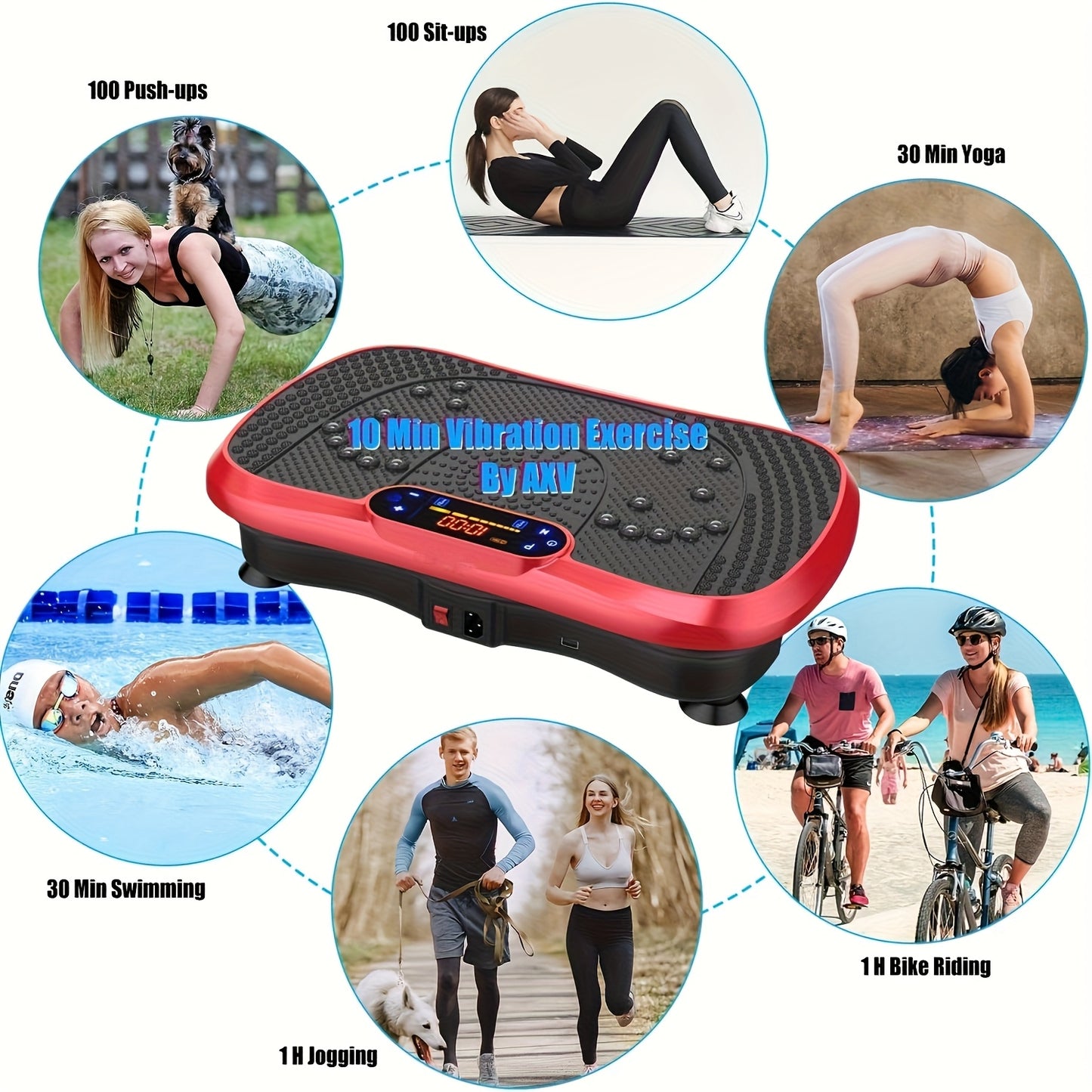 Vibration Plate Exercise Machine for Total Body Workout
