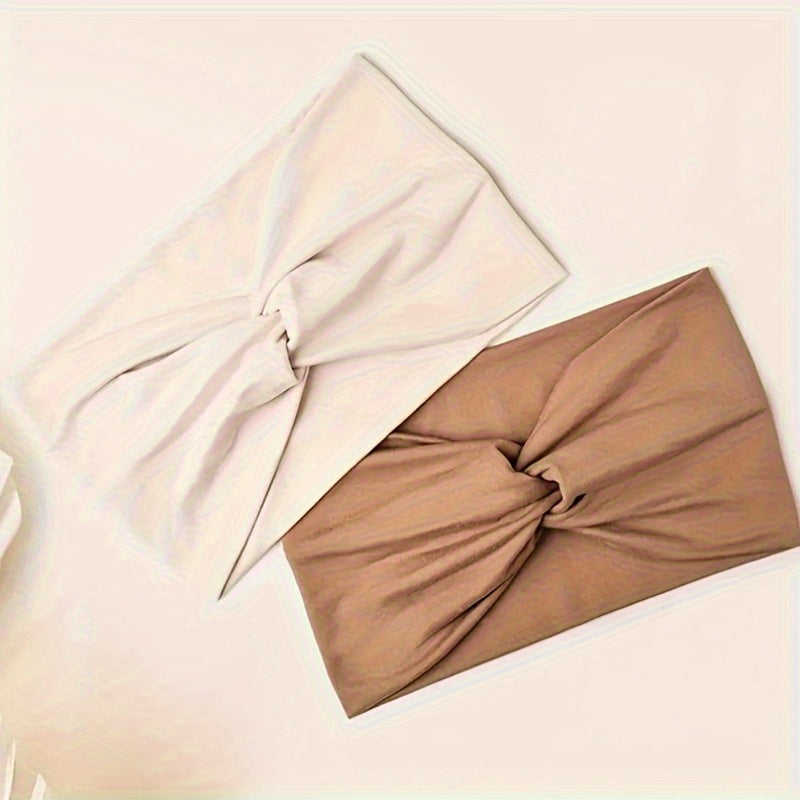 Boho Soft Headbands For Women Elastic Yoga Hairband Running