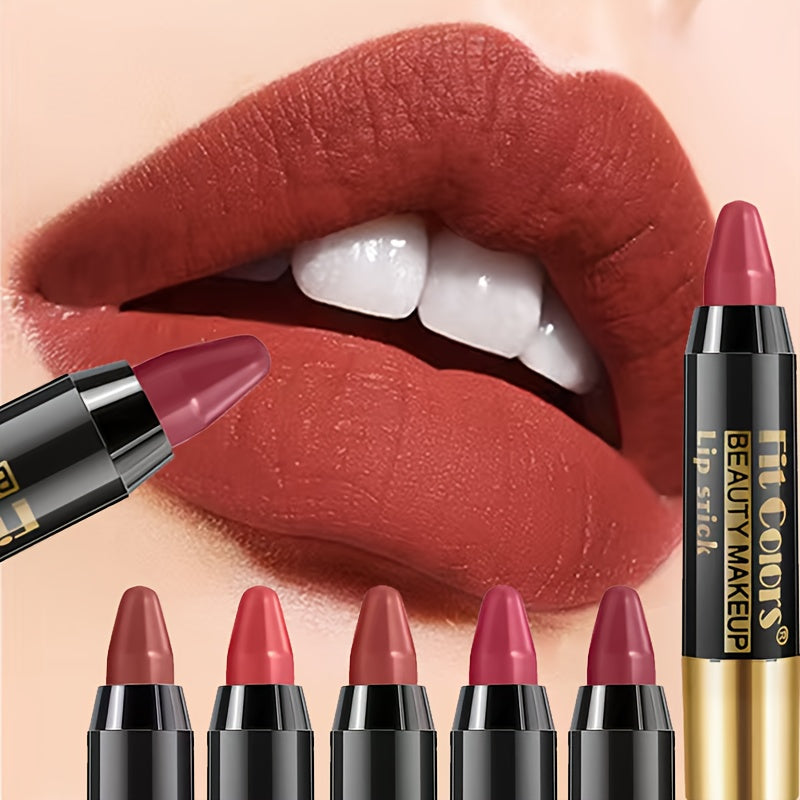 Matte Lipstick Set Long Lasting Velvet Finish For Gifts