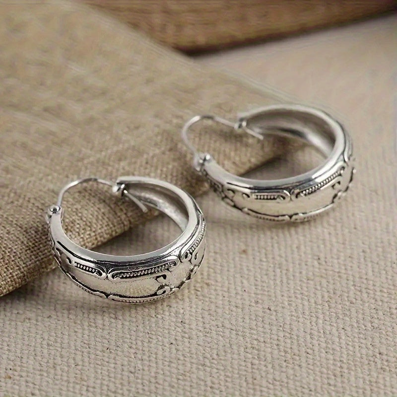 Bohemian Style Women's Unique Pattern Design Jewelry Earrings Set