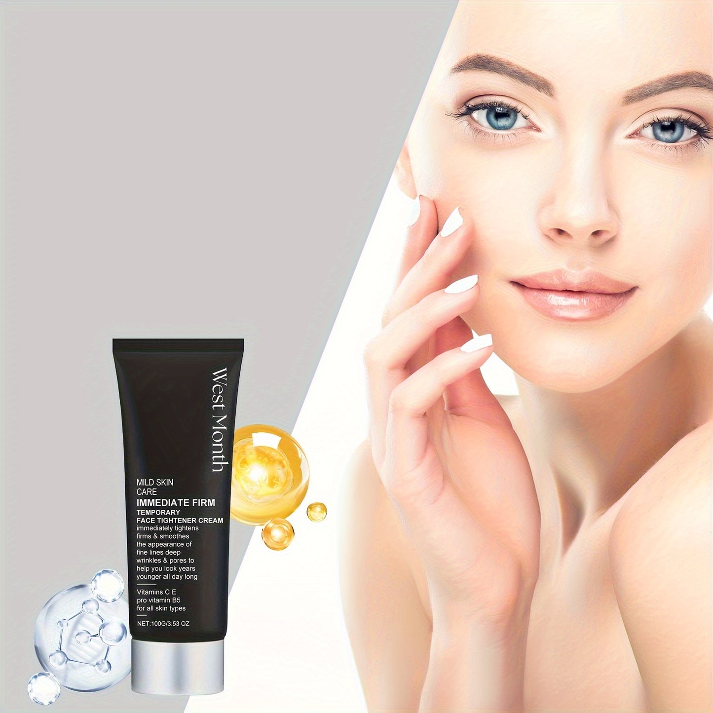 Immediate Firming Face Cream With Glycerin For All Skin