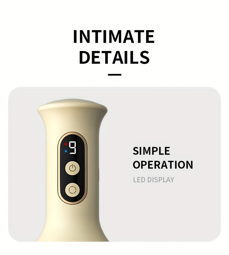 Rechargeable Electric Cuping Massager - USB Charging, 1200mAh Battery, Ergonomic Design, Ideal Gift for Women, Relaxation Aid | Ergonomic Massager | High Quality Graphics, Personal Massager