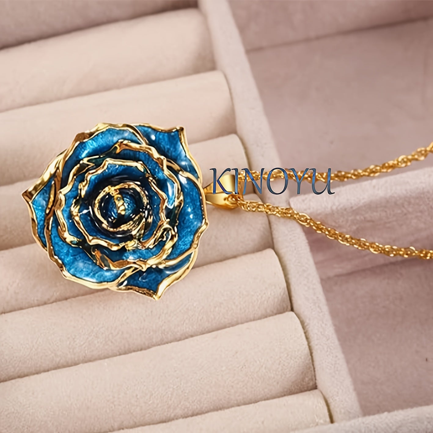 A 925 Silver Women'S Rose Pendant Necklace, High-quality Women'S Jewelry With Unique Design, A Gift For Wedding, Engagement, Valentine'S Day, Birthday And Graduation, A 'S Necklace, A Necklace For Women, A Gift Box