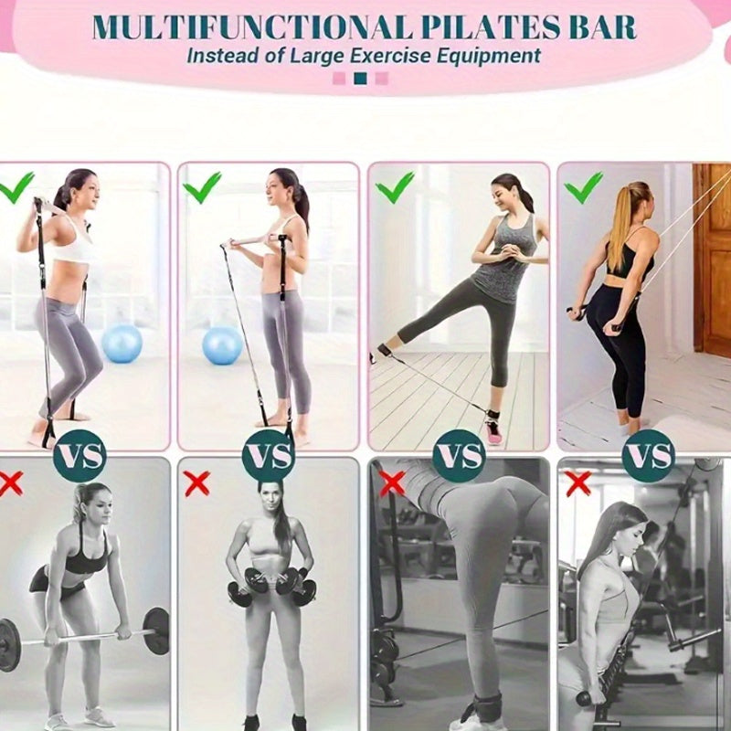 Resistance 14pcs Pilates Bands Set for Home Workouts