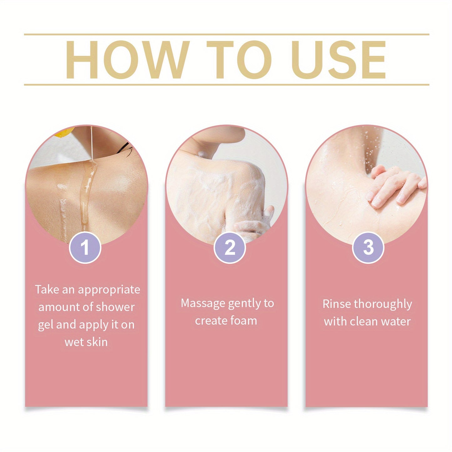 Valentine Four Piece Fragrance Shower Gel Gift Set Nourish