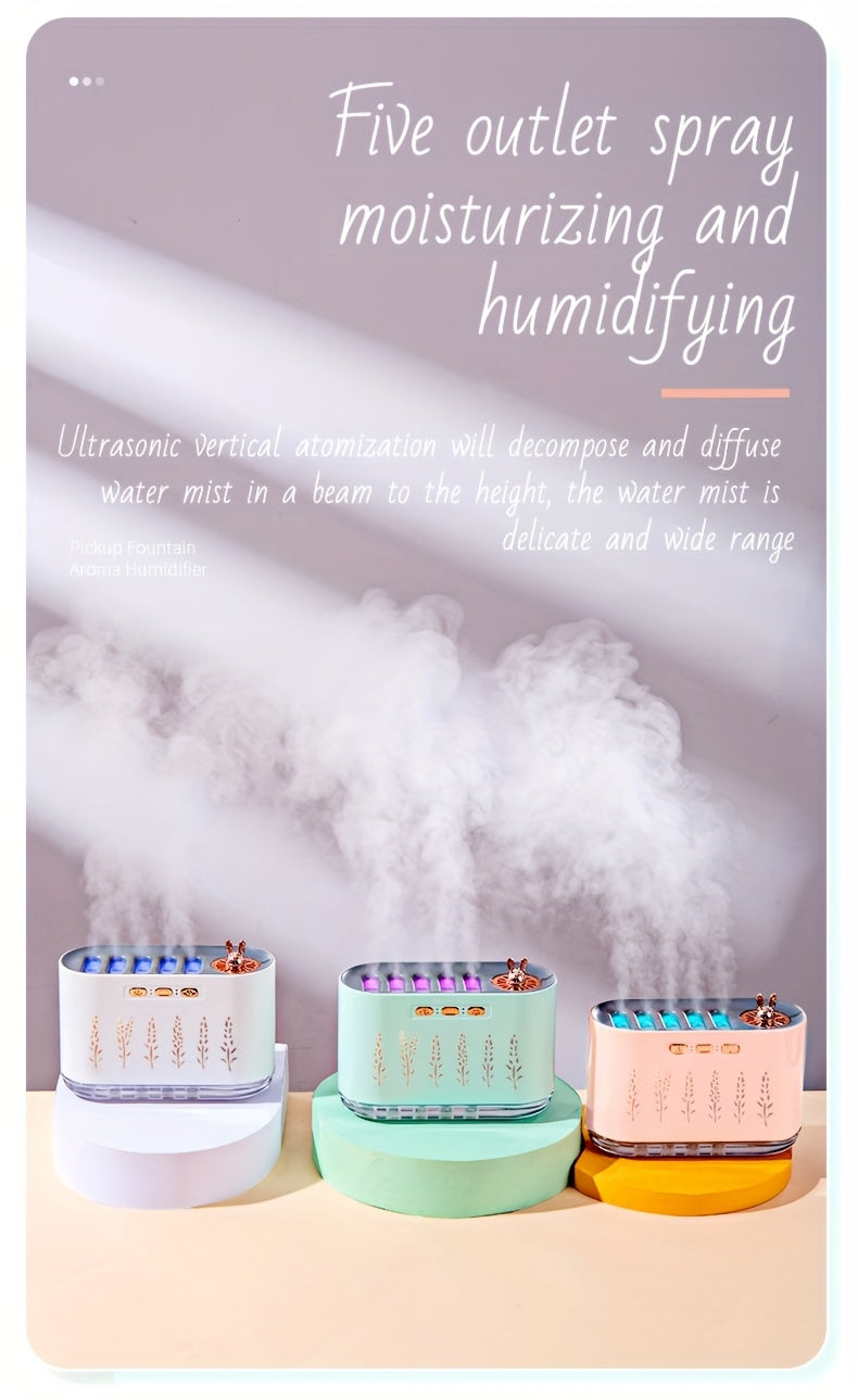 USB Rechargeable Aromatherapy Humidifier With Five Modes