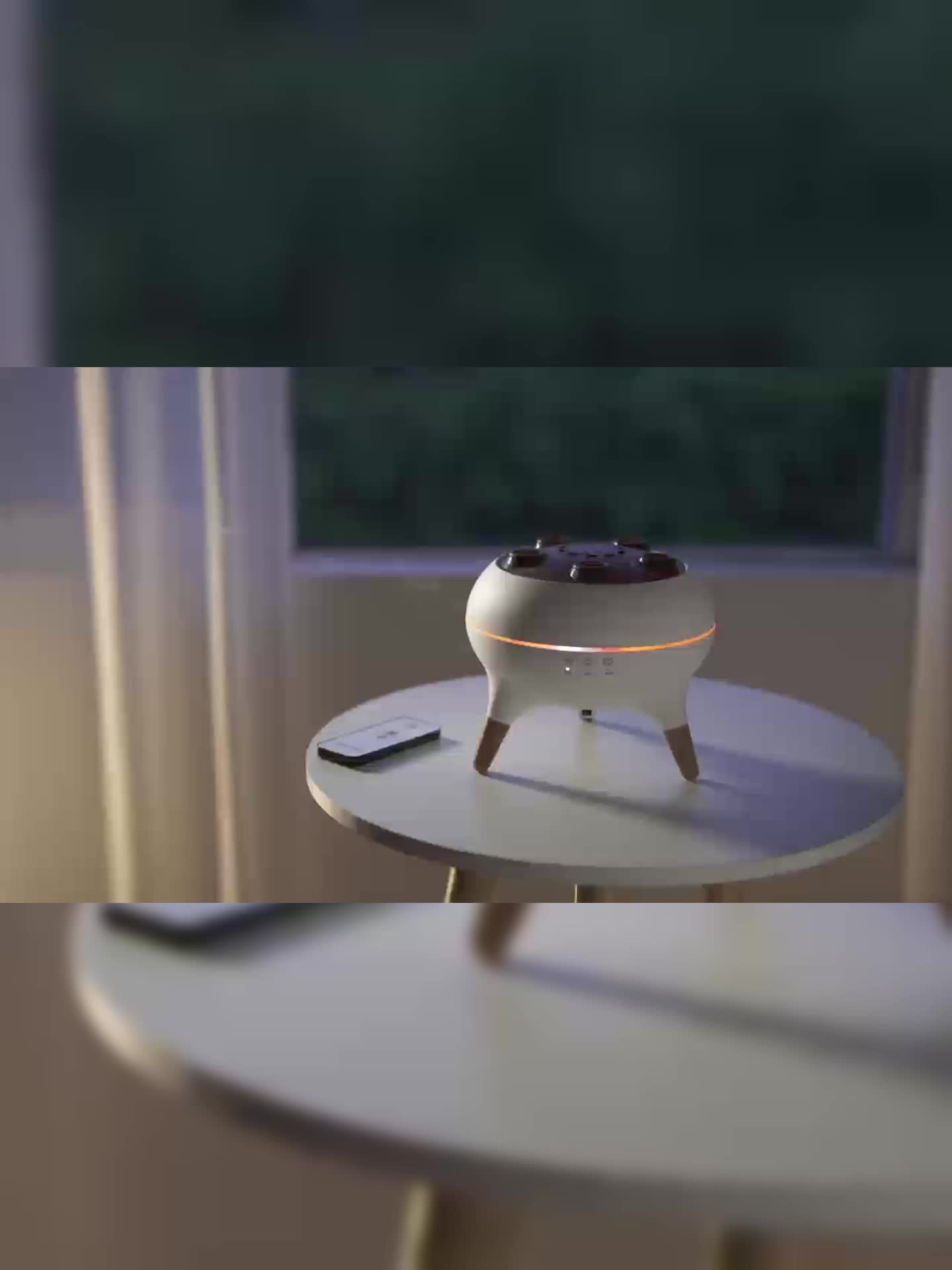 Jellyfish Diffuser Remote Control With 7 LED Lights