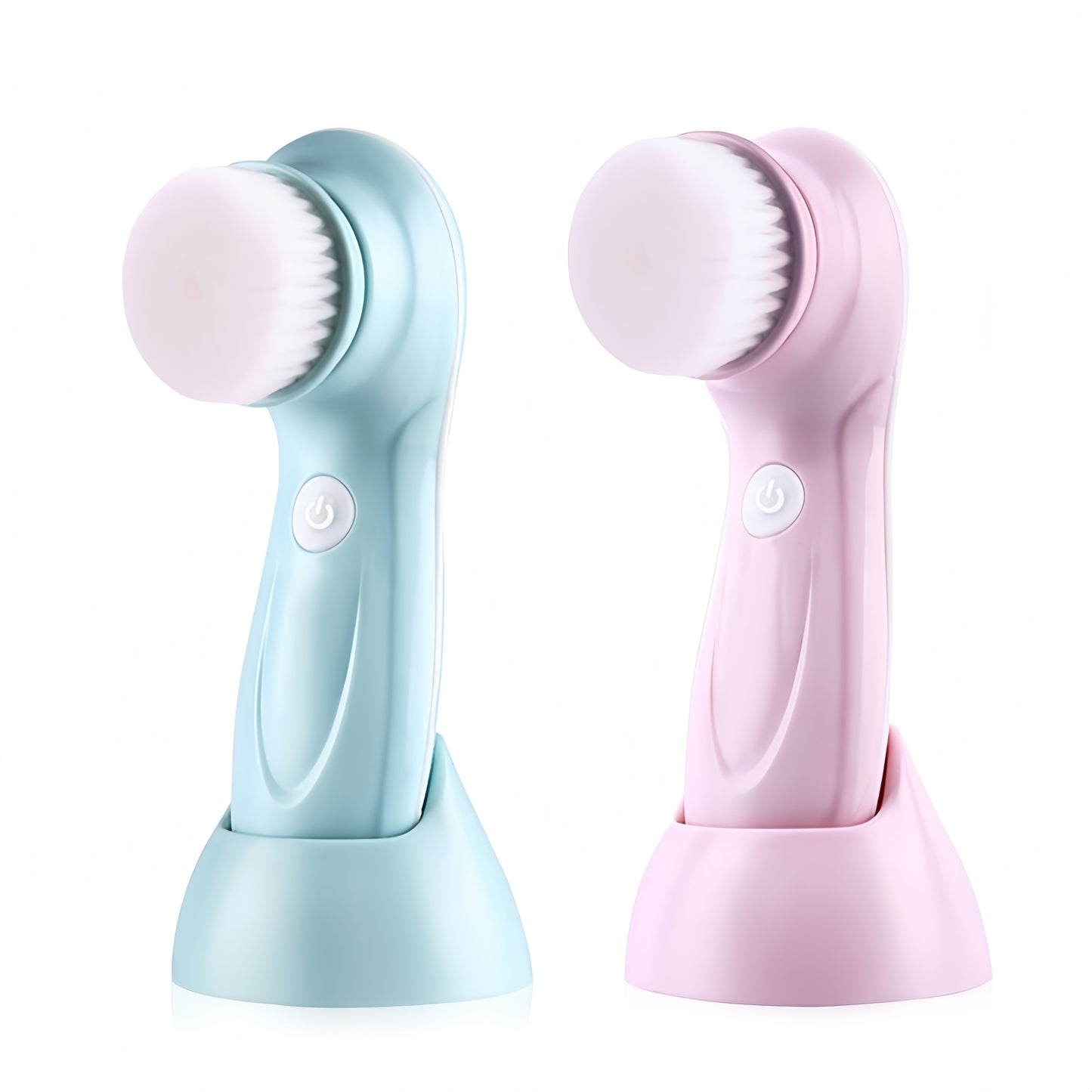 6 In 1 Electric Facial Cleansing Brush, Face Scrubber Exfoliator Rotating Cleanser For Exfoliating, Beauty Instrument Facial Body Massage Beauty Instrument Facial Cleaner, Massaging And Deep Cleansing For Women & Men With 6 B