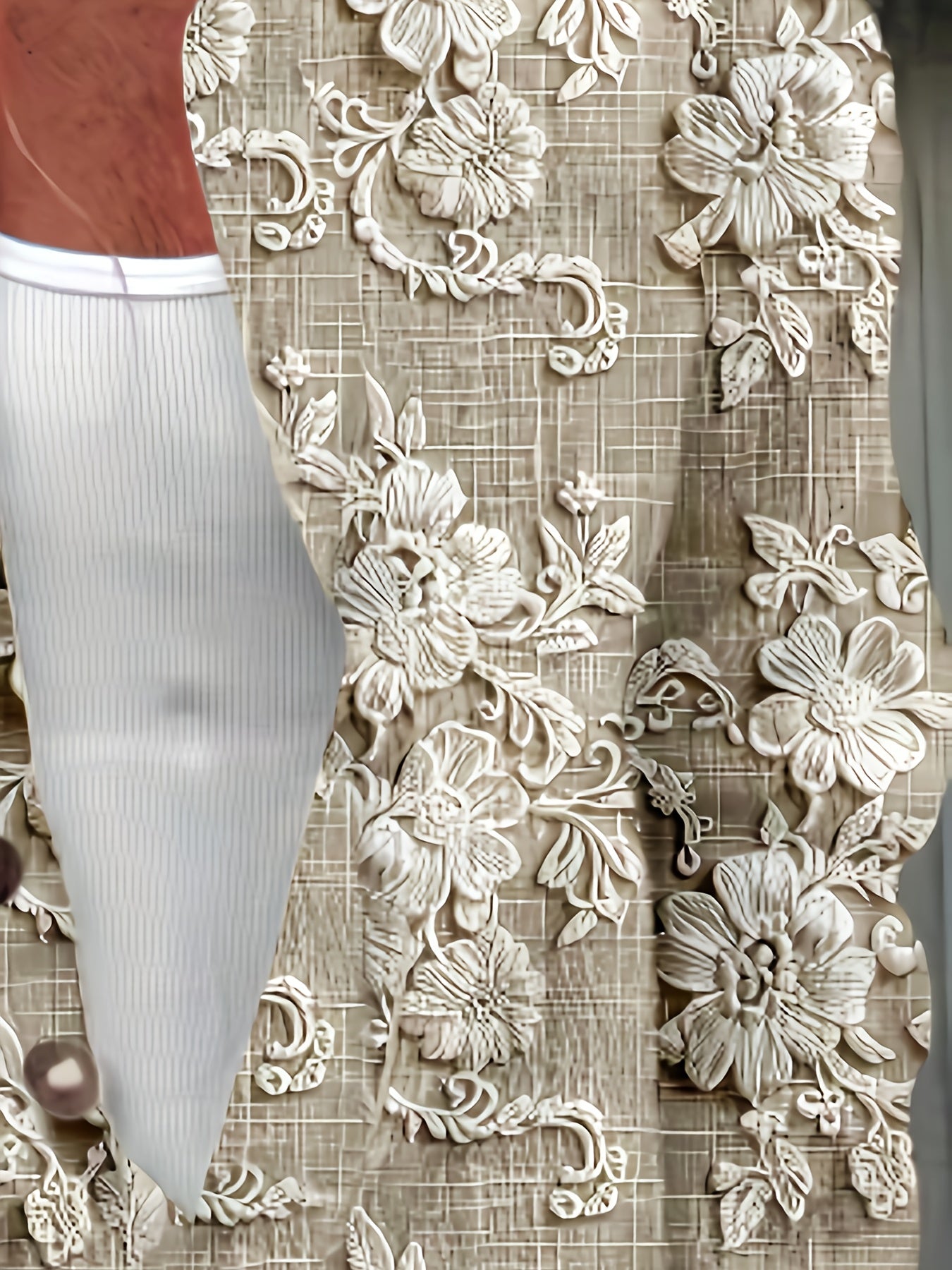 Womens Casual Printed Button Front Lightweight Knit Cardigan