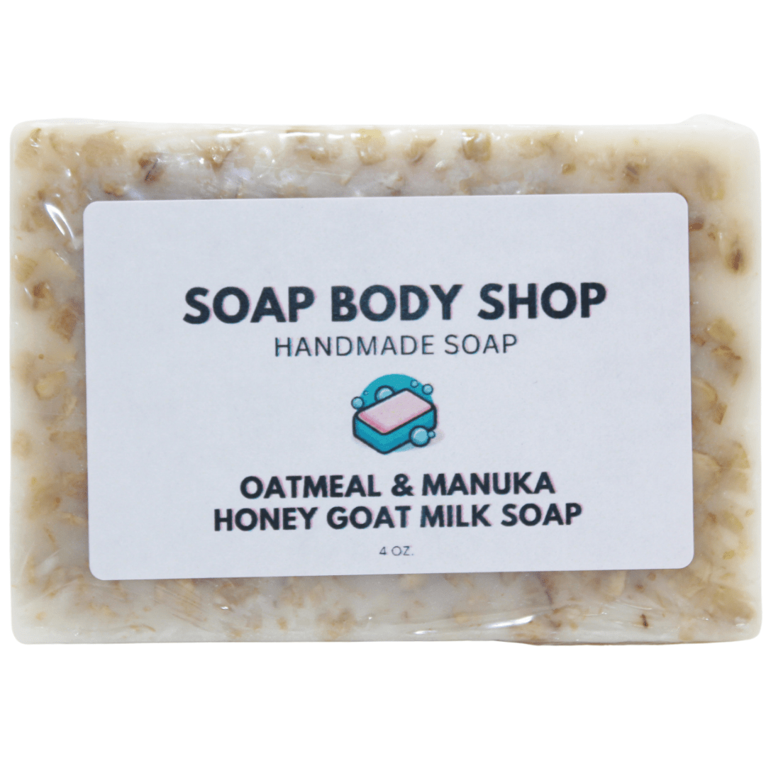 Oatmeal Honey Goat Milk Soap with Manuka Honey Moisturizing