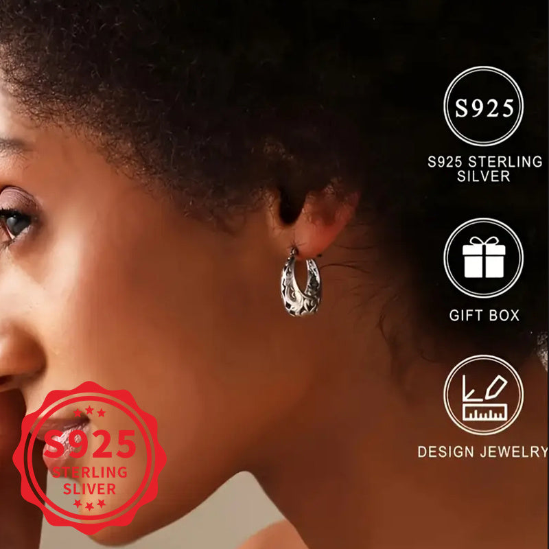 Bohemian 925 Silver Earrings for Everyday and Party Wear