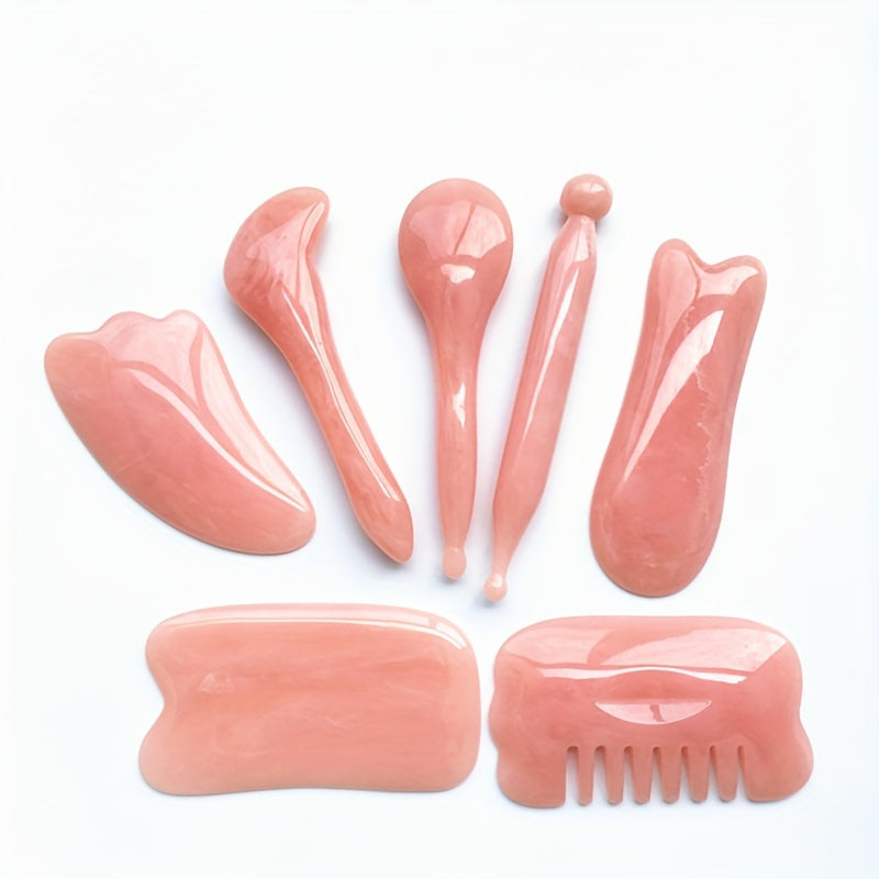 Natural Resin Gua Sha Set for Relaxation and Stress Relief