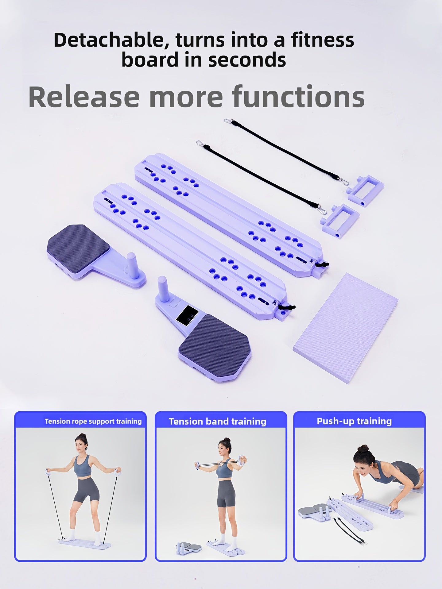 8 In 1 Ab Workout Board Heavy Duty Core Trainer For Home Gym