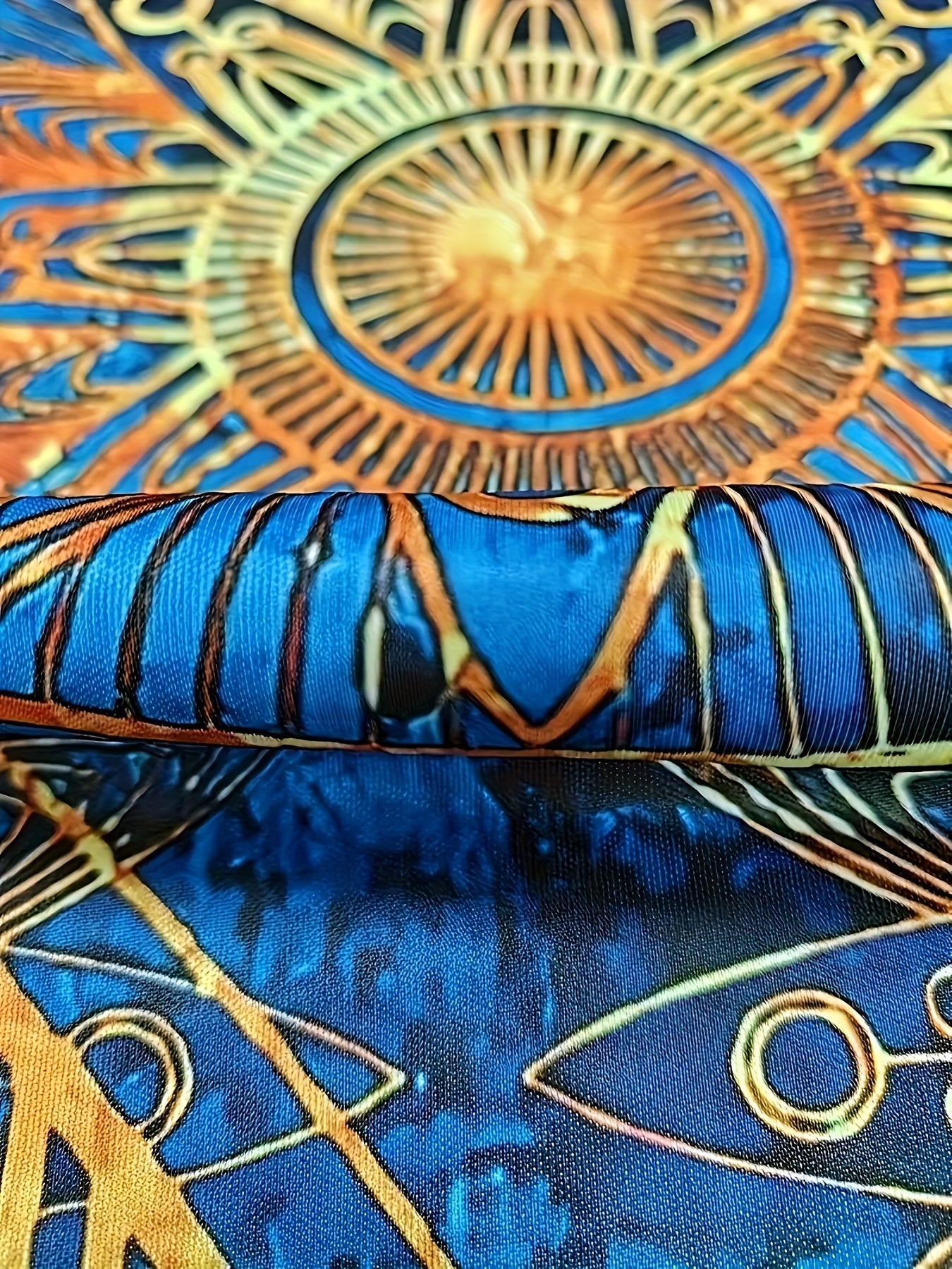 Bohemian Geometric Longline Cardigan For Casual Layering