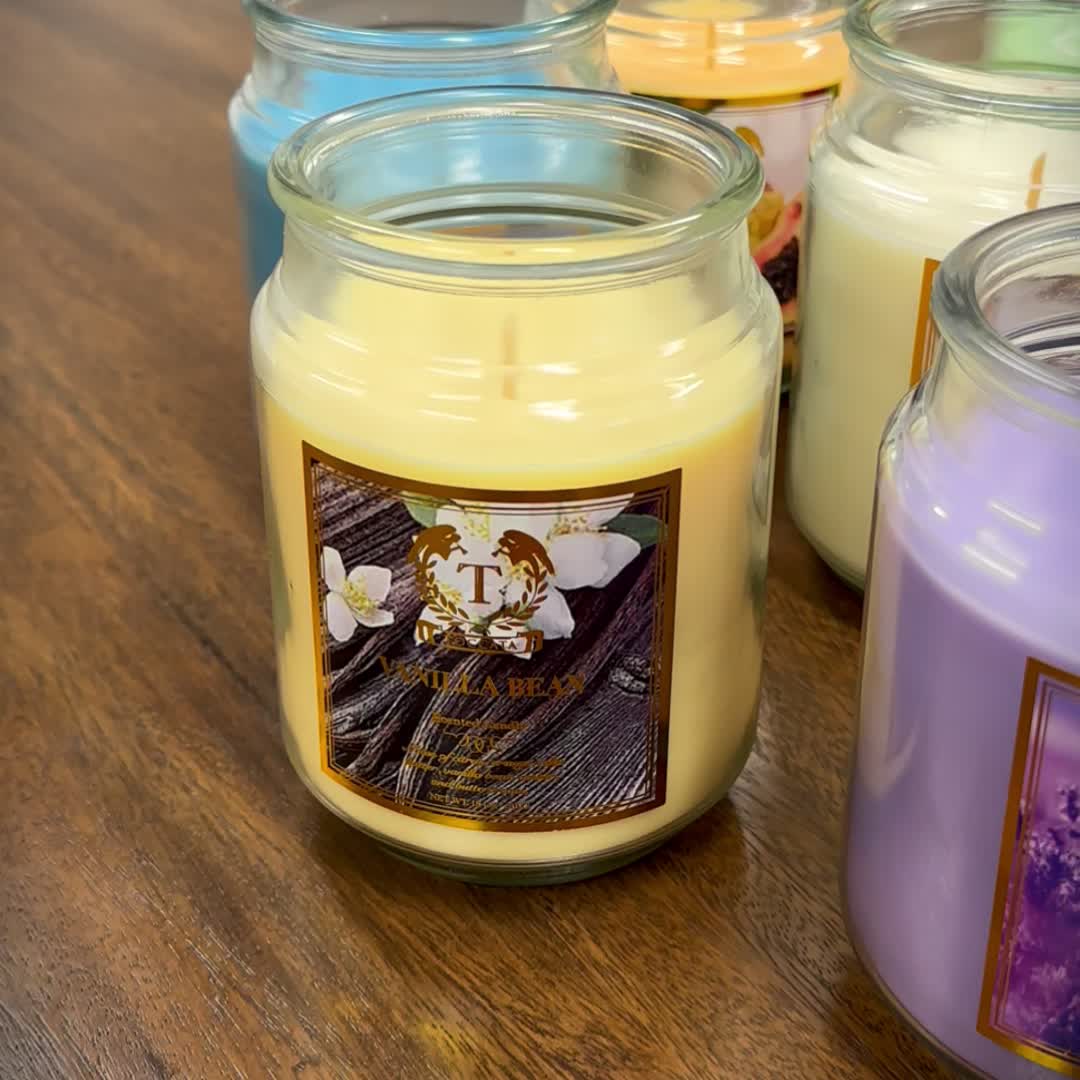 Scented Candles Set for Relaxation and Gift Giving