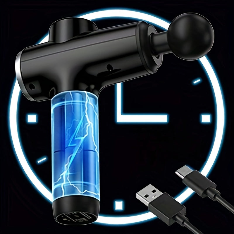 Deep Tissue Massage Gun With 30 Speeds And 9 Attachments