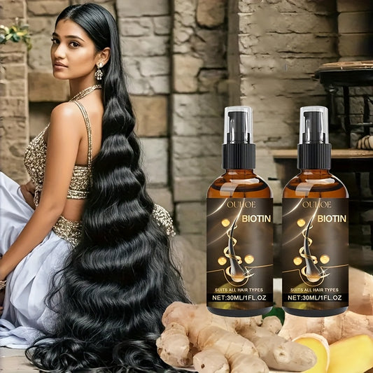 Biotin Hair Oil Duo for Deep Moisturizing and Nourishing Care
