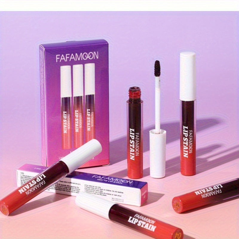 3/ 6pcs SET -Off Matte Lip Stain - Waterproof & Transfer-Proof, Long-Lasting Vegan Formula with High, Smudge-Resistant Lip Tint (6 Colors Set, Overseas Exclusive)