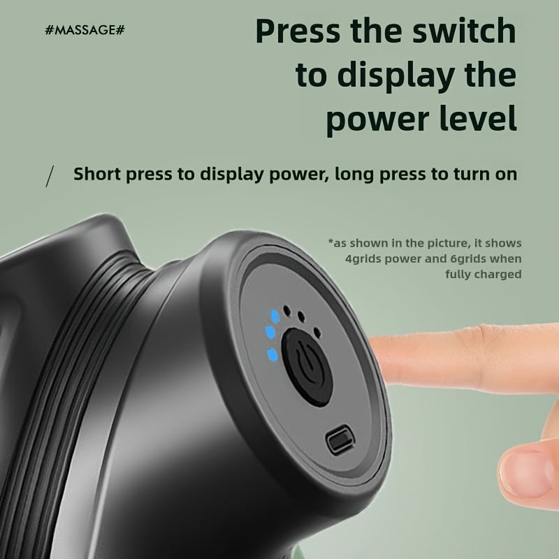 Portable Massage Gun USB Rechargeable For Muscle Recovery
