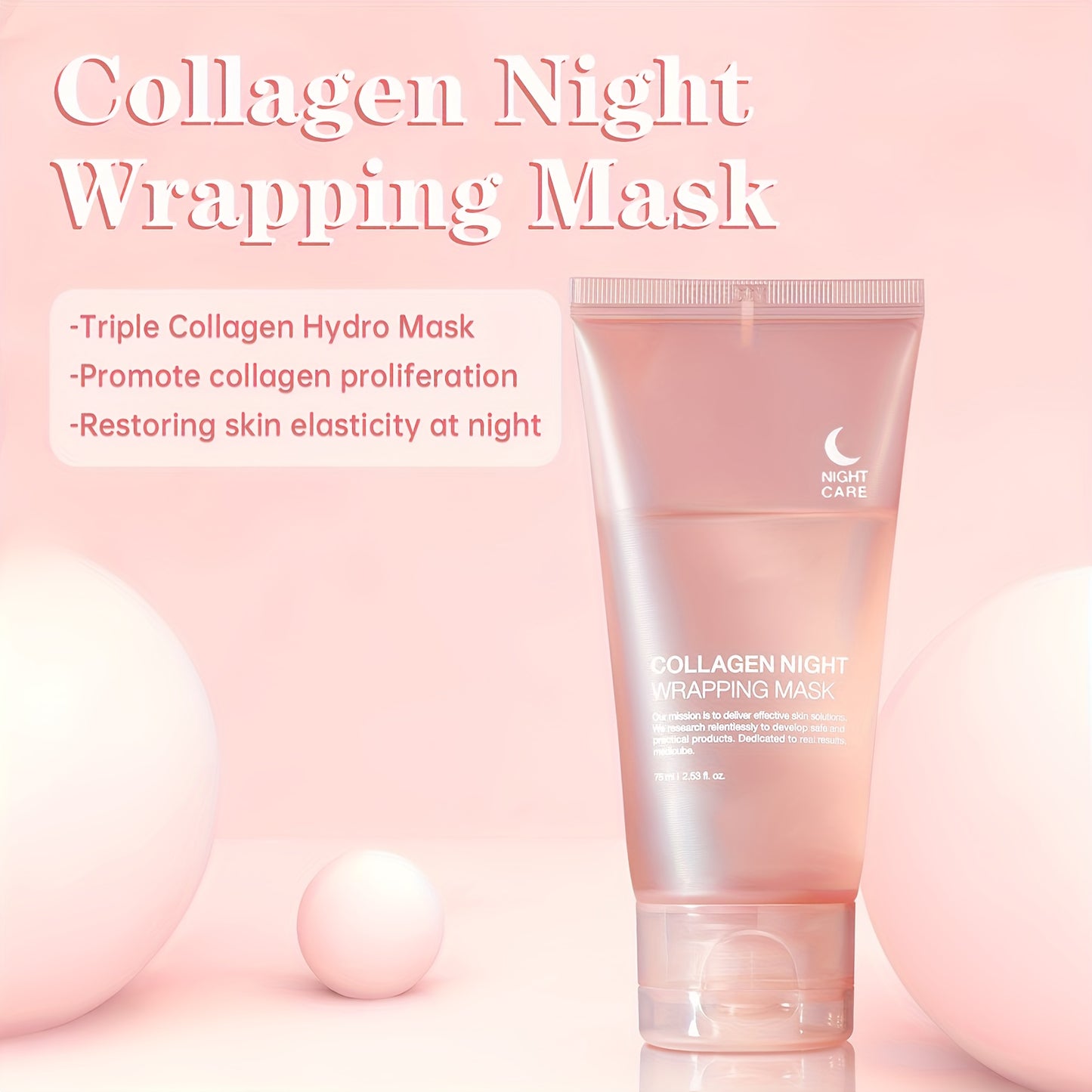 Collagen Wrapping Night Mask with Nicotinamide & Hyaluronic Acid