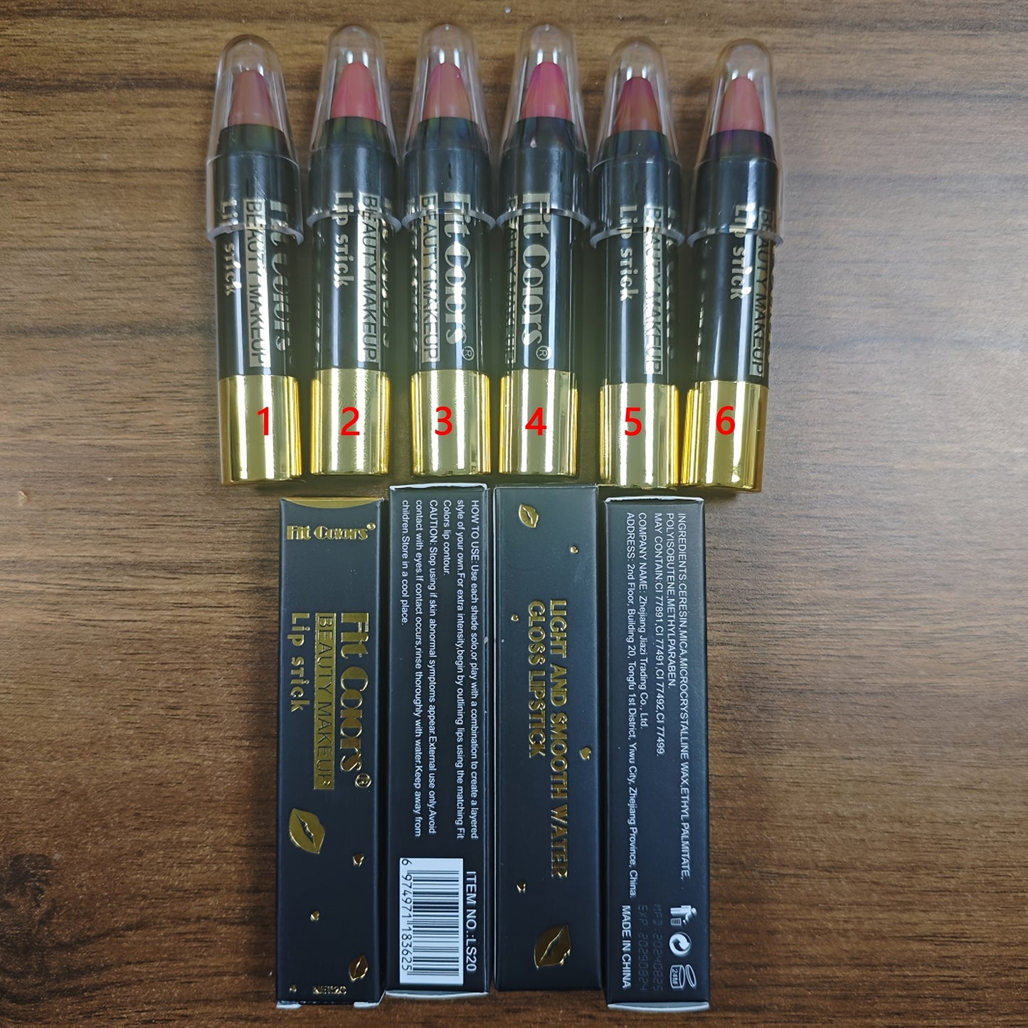 6pcs Crayon Matte Lipstick Set Nude Smooth Lip Stick Waterproof Long Lasting Lipstick Velvet Professional Lip Crayon Matte Lip Gloss Stain Makeup Set Valentine'S Day Gift