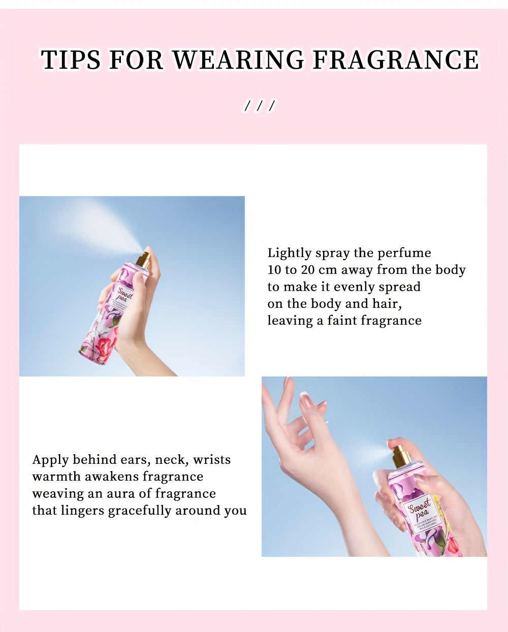 [Perfume | Fragrance] Long-Lasting Perfume 8 fl.oz Hair & Body Fragrance Mist for Women | Perfect for Dating, Parties and Gift Giving