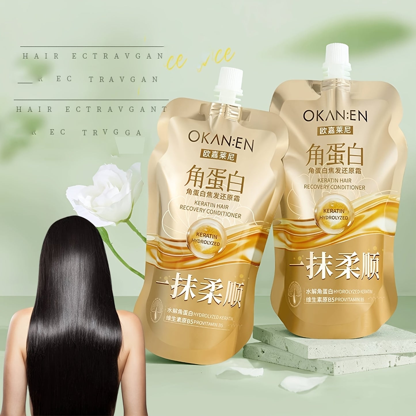 Collagen Hair Nourishing Cream Keratin Hyaluronic Acid